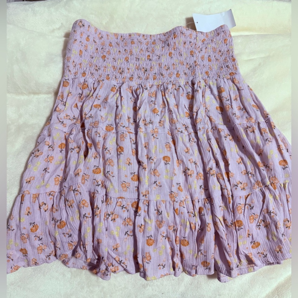 Floral Lavender Skirt